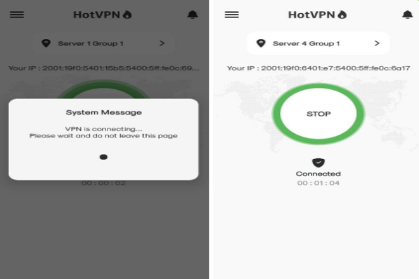 安卓HotVPN_4.4.5破解版 科学上网工具