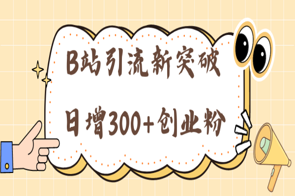 B站引流新突破：24年创业粉的高效攻略