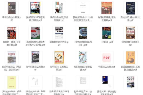 钓鱼技法、经验、工具类电子书【电子书】【多格式】【虚拟资源】