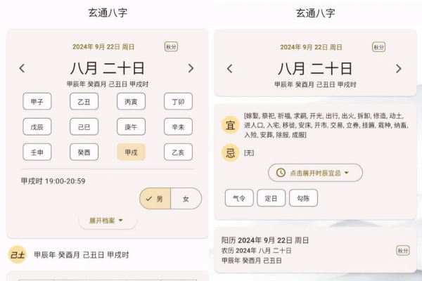安卓玄通八字专业的八字算命软件
