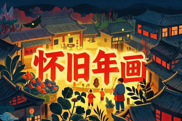 快过年了收集的怀旧年画【虚拟资源】