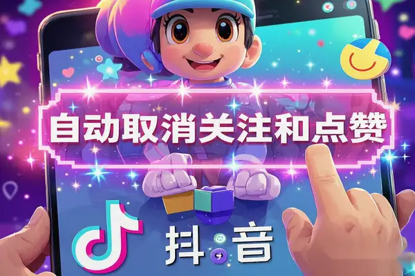 安卓抖音助手轻松管理抖音账号自动取消关注和点赞【专属】