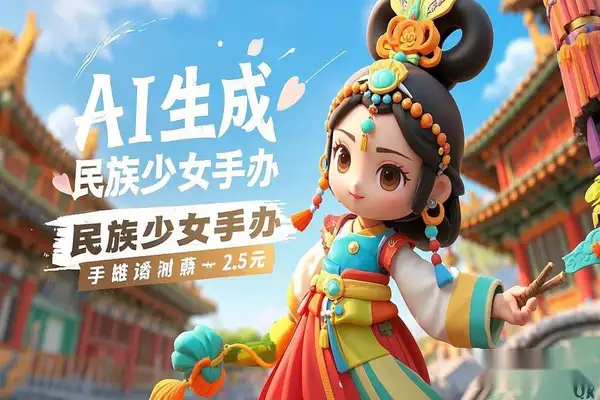 探索Deepseek新科技：用Deepseek制作56个民族少女手办，流量暴涨，传承非遗文化