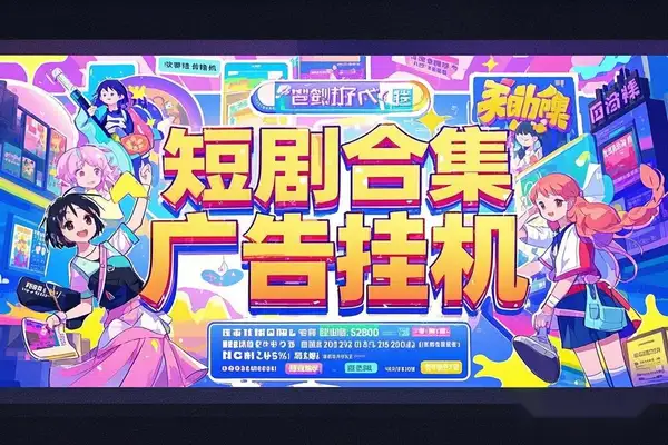 短剧小说合集广告掘金挂机项目：全自动单机，日入35+！
