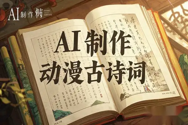 AI制作动漫古诗词视频，育儿赛道快速涨粉，原创视频轻松打造！