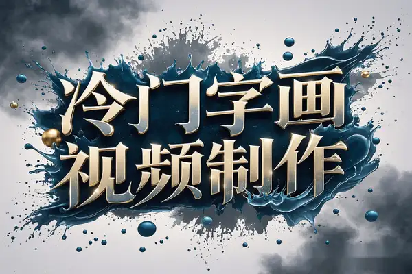 冷门字画视频制作：多渠道、多平台变现，一天几张轻松搞定！