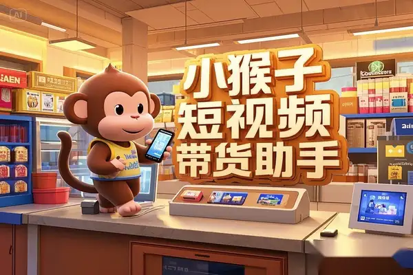 小猴子短视频带货助手：全自动搬运视频，多平台带货，日入可观！
