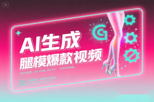 解锁 AI 生成腿模视频秘籍零成本涨粉变现开启一件代发财富通道【专属】