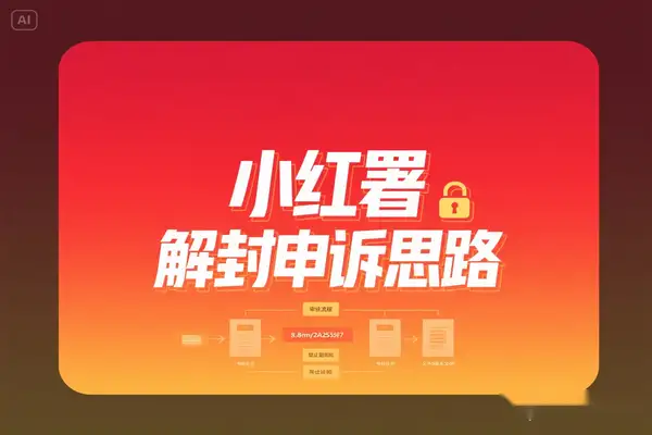 2025最新小红书账号解封全攻略：申诉思路与模板指南【飞书文档教程】【专属】