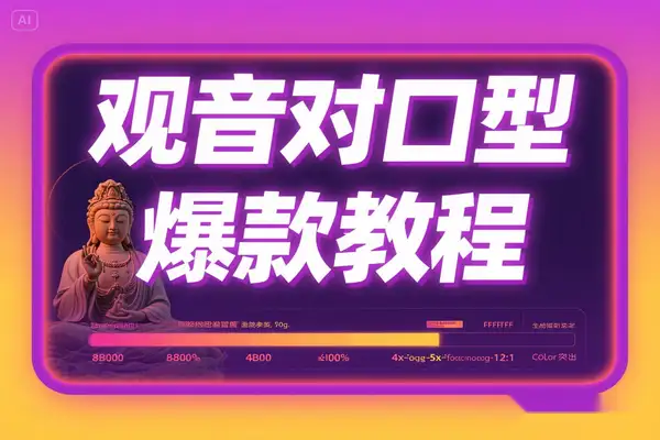 AI 观音对口型爆款教程：7 天千粉实战指南