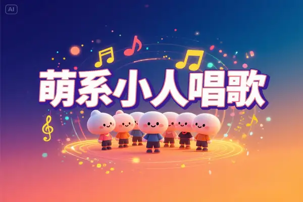 AI 生成萌系小人唱歌0 基础 3 分钟出片小白直接抄作业