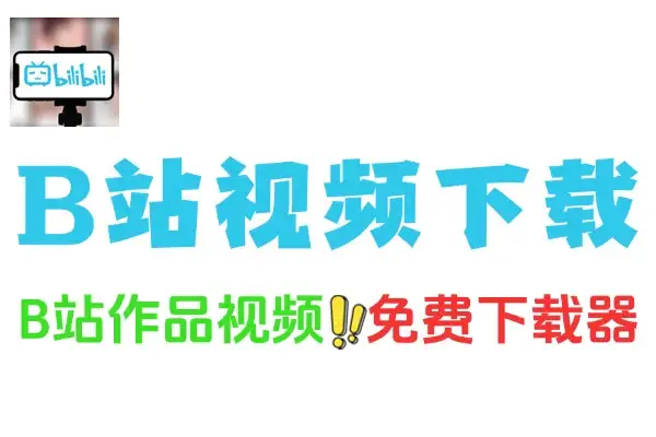 B站作品视频无须登录免费下载器