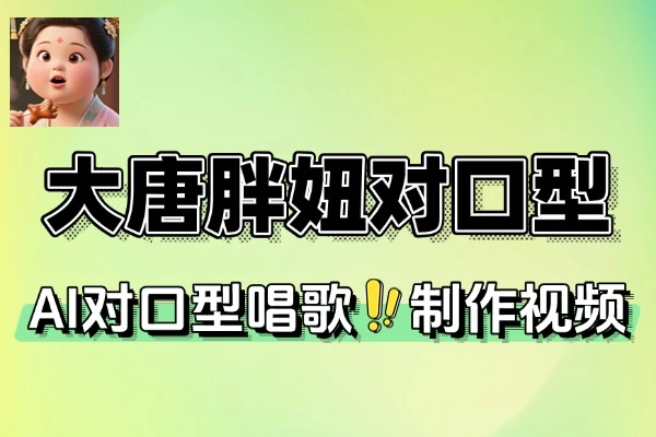 AI大唐胖妞对口型爆款短视频