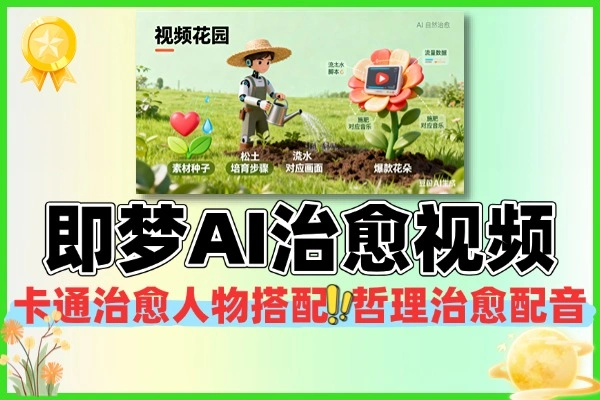即梦AI生成爆款治愈视频详细教程