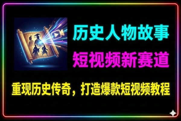 历史人物故事短视频制作教程：从选角到爆款的实战教学