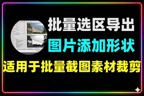 批量图选区导出工具绿色版下载：图片素材批量裁剪神器，单机免安装，Win11/Win10专用