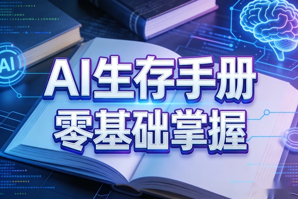 DeepSeek零基础教程：AI时代生存手册+PDF下载，小白快速掌握DeepSeek使用技巧