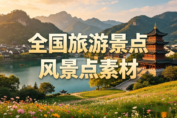 4K全国旅游风景素材库下载：7250款景点实拍视频资源合集-短视频剪辑必备