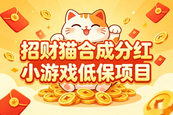我有招财猫小游戏合成每日分红低保项目