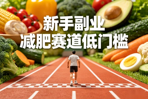 减肥赛道还能做吗？新手0成本卖虚拟资料，低门槛副业新蓝海