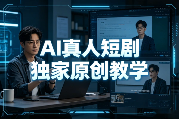 AI真人短剧独家原创教学：新手快速上手变现，2026内容风口副业指南