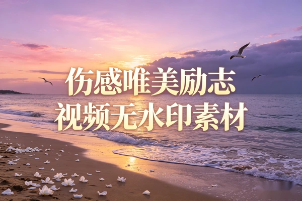 伤感唯美励志短视频素材_无水印高清风景视频_抖音情感治愈资源