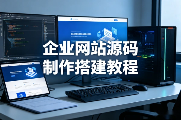 企业网站源码模板搭建教程：2026网页制作全流程+响应式模板