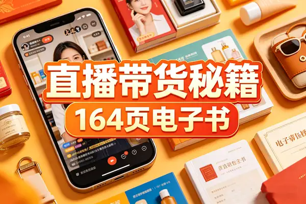 直播带货秘籍主播亲撰164页电子书