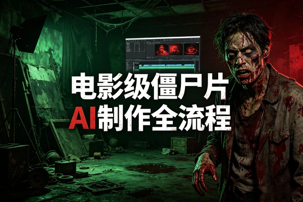 电影级僵尸片AI制作课全流程演示