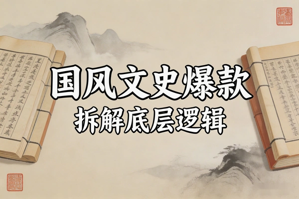 国风文史爆款短视频底层逻辑：AI文案+四大模块复刻，轻松打造高播放量