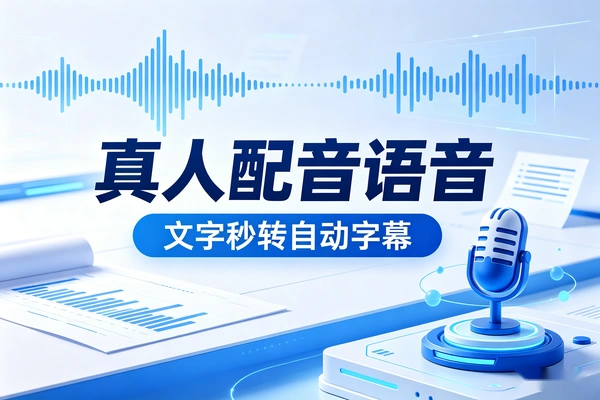 AI文字转语音工具：真人配音与自动字幕生成全攻略