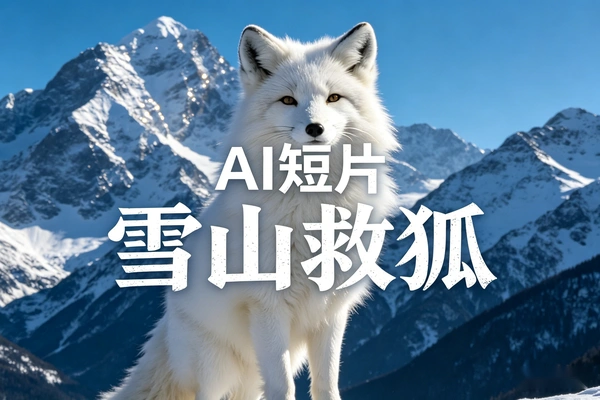 AI短片雪山救狐教程：3步复刻千万爆款，短视频创业实操指南