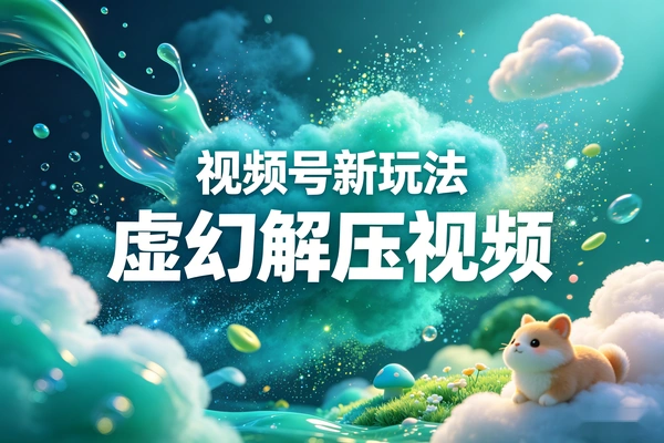 视频号分成计划新玩法：AI虚幻风景解压视频爆款攻略，高完播率快速变现