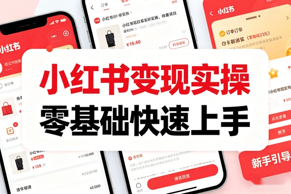 小红书自媒体变现全攻略：零基础实操步骤与违规避坑指南（附2026资料）