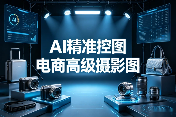 AI精准控图实战：PS色块分区+即梦合成打造电商高级摄影图