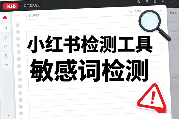 小红书文案制作敏感词检测工具