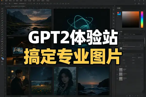 GPT2免费体验站 – 国内直连AI图像生成与智能修图工具