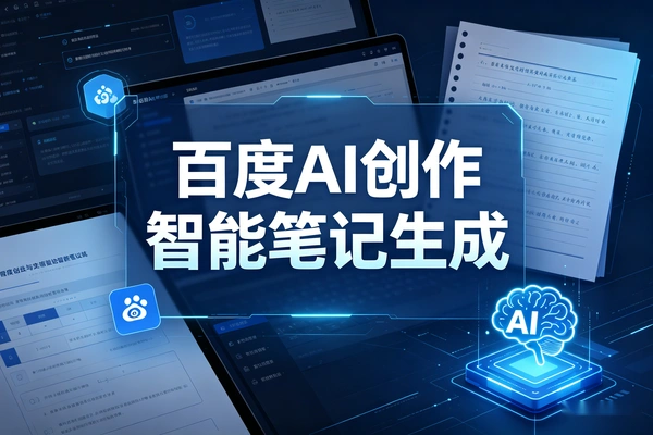 百度AI智能创作平台笔记生成_一键出图文笔记_智能排版配图_几分钟搞定小红书风格内容