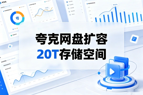 夸克网盘扩容20T存储空间-夸克拉新高收益推广选品推荐
