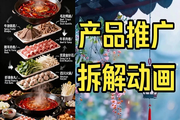 AI一键生成美食结构拆解动画｜三步批量出片教程-集梦Agent实战