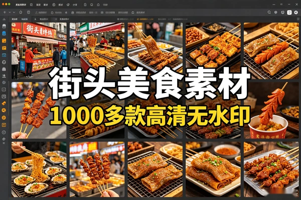 1000+款高清无水印日本街头美食视频素材｜筑地市场到大阪街头，帧帧治愈