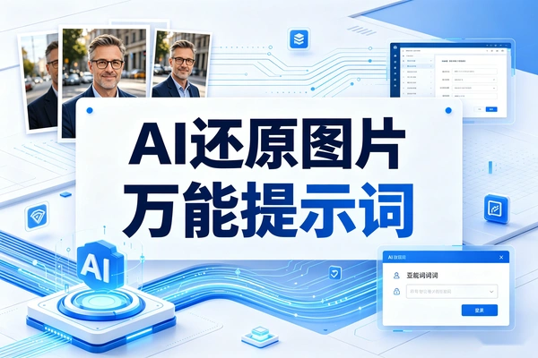 AI还原任何图片提示词｜一招搞定自媒体配图，省下设计师费用