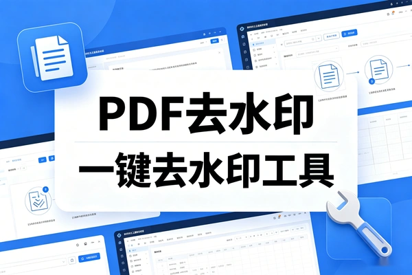 PDF一键去水印工具
