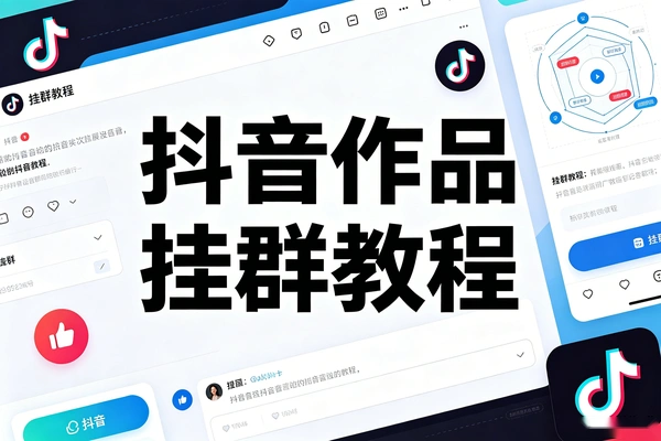 抖音怎么挂群？作品挂群最新玩法教程，外来技术值得一试