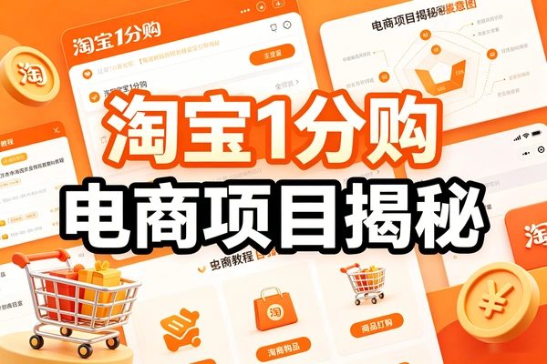 淘宝1分购电商项目揭秘：0.01元下单实收2.01元，日出百单轻松赚差价