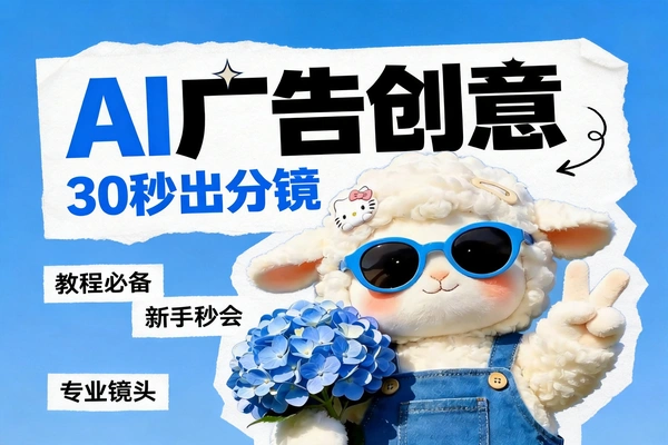 AI产品广告分镜提示词教程_即梦Agent模式30秒出片_一套框架适配所有产品推广