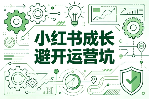 小红书商家0-1成长路径：新手运营避坑指南（8大稳健玩法）
