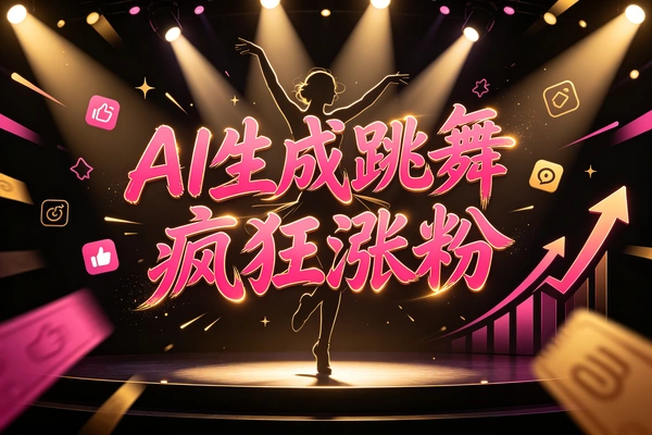 5月最新AI美女跳舞短视频制作教程：3天涨万粉实操教学（附课程）