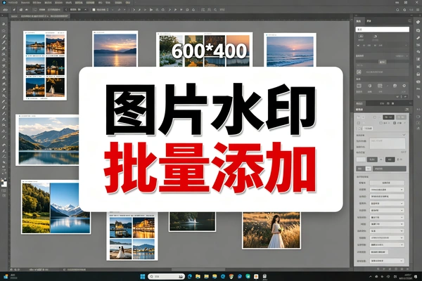 图片批量加水印