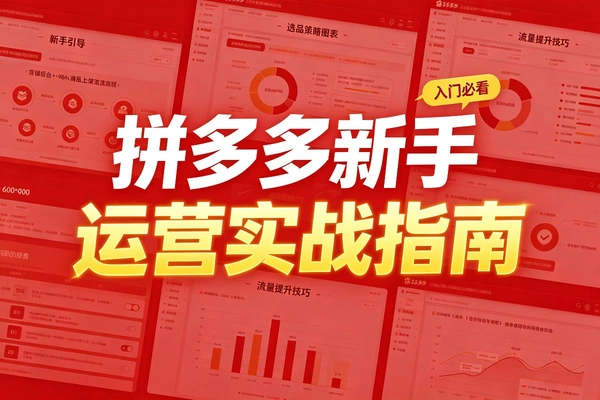 拼多多新手运营实战指南